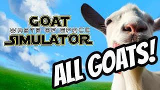 Goat Simulator Remastered  Waste of Space  All GoatsMutators [upl. by Reagan349]