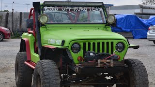 Jeep wrangler tj roll cage and paint [upl. by Erdman]