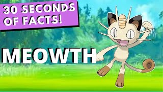 Meowth Facts You Didnt Know  Pokémon Facts Shorts [upl. by Cullin]