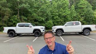 Tacoma Battle Time  2020 Tacoma TRD OffRoad vs TRD Pro [upl. by Akir]