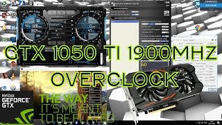 Overclocking A GTX 1050 Ti To 1911Mhz Boost [upl. by Eastman]