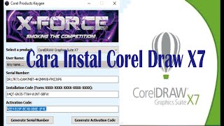 Tutorial Instal Corel Draw X7 dengan Keygen [upl. by Nwaf628]