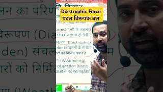 Diastrophic Forces geography upsc geomorphology vibhorsir [upl. by Enirehtac]