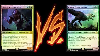 EDH Commander Challenge 28 Mairsil the Pretender Vs Ghalta Primal Hunger [upl. by Nimaj]