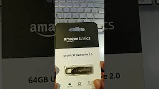 Amazon basics pendrive 64gb 20 usb cheap pendrive pendrive unboxing [upl. by Sseb]