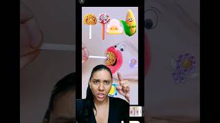 O que seria isso😯 mukbang food emojieatingchallenge youtubeshorts [upl. by Ekaterina67]