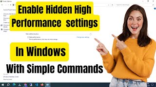 How To Turn On High Performance Mode In Windows 10  Windows 11 [upl. by Ahsets]