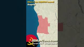 Where is ANGOLA located in the World JBManCavecom Shorts [upl. by Ennairrek256]