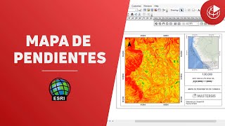 Cómo hacer un Mapa de Pendientes en ArcGIS [upl. by Maure]