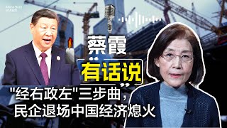 quot经右政左quot三步曲，民企退场中国经济熄火 [upl. by Ayela]