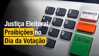 ELEITOR DEVE FICAR ATENTO ÀS RESTRIÇÕES NO DIA DA ELEIÇÃO [upl. by Anafetse146]