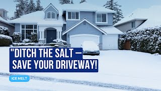 The Damage Salt Does to Your Driveway Quick Fix with Safe Paw [upl. by Brandea]