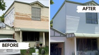 Restoring a Weatherboard House From Rot Repair to a Stunning New Look [upl. by Llerdnek322]