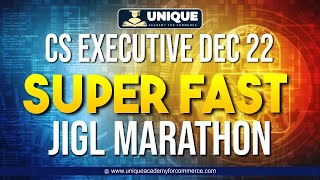 CS Executive  JIGL Marathon Super Fast  CS EXECUTIVE For Dec 22 [upl. by Brunn547]