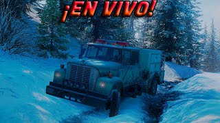 🔴¡EN VIVO Llevando el espíritu colombiano a Alaska  Snowrunner EP 12  snowrunner [upl. by Eilak522]