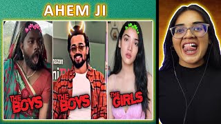 Dank indian Memes😂🤣 Double meaning memes REACTION  wah bete mauj kardi  Neha M [upl. by Fineberg]