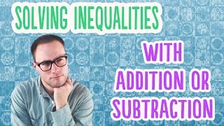 Solving Inequalities with Addition or Subtraction [upl. by Porcia]