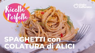 SPAGHETTI con COLATURA di ALICI  SUPER SFIZIOSI❤️🌊 [upl. by Eelyrehc]