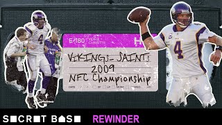 Brett Favres final shot at glory deserves a deep rewind  Saints Vikings 2009 NFC Championship [upl. by Steddman]