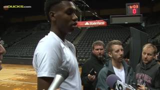 Chris Boucher PrePractice 27 [upl. by Enyrhtak360]