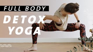 Yoga Detox Flow  Stoffwechsel amp Verdauung anregen Entgiften und Stress abbauen  35 Min [upl. by Euqirrne704]