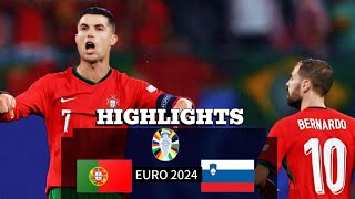 Portugal vs Slovenia  Euro Cup 2024  Full Match Highlights [upl. by Selima]