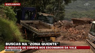 Brumadinho Bombeiros fazem buscas em refeitório [upl. by Hoffer]