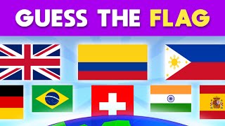 Guess the Country by the Flag Quiz 🤔🚩 World Flag Quiz 🌍 [upl. by Poock987]