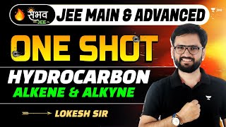 Hydrocarbon  Alkene amp Alkyne  One Shot  Sambhav  JEE Main  jee2024 jee2025 lokeshchoudhary [upl. by Halac]