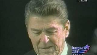 CSPAN President Reagan 1981 Inaugural Address [upl. by Anivlis]