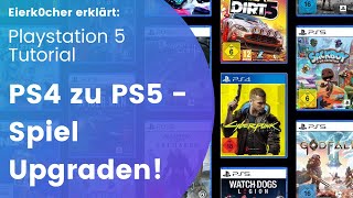 PS4 zu PS5 Game Upgraden und Version erkennen  Playstation 5 Tutorial [upl. by Arahsat]