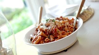 Beths Rigatoni Bolognese Pasta Recipe  ENTERTAINING WITH BETH [upl. by Narih]