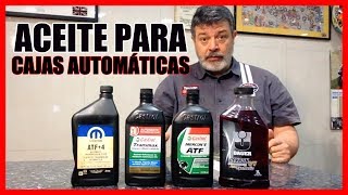 TIPOS de ACEITES para CAJAS AUTOMÁTICAS [upl. by Ithsav]