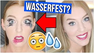 WASSERFESTE SCHMINKE TESTEN Unter der Dusche Live Test 😳  LaurenCocoXO [upl. by Nomra]