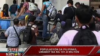 SONA Populasyon sa Pilipinas umabot na ng 1018 Milyon [upl. by Zischke]