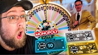 MY BIGGEST BETS ON MONOPOLY LIVE GAME SHOW [upl. by Deirdra535]