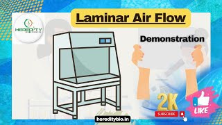 Laminar Air Flow Demonstration Heredity Biosciences [upl. by Ydnak]