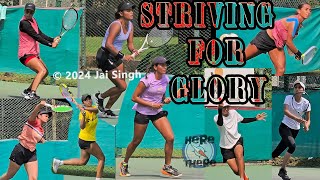 Short Feature on Aspiring Women Tennis Players womentennis tennischannel tennismotivation [upl. by Aissela]