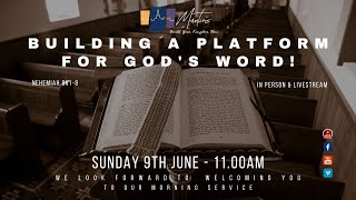 Sunday 9th June 2024  Morning Service LiveStream  1050am Start [upl. by Harrie]