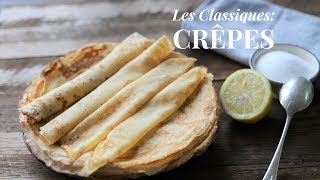 How To Make French Crêpe batter  Crêpe suzette tutorial part 1 [upl. by Downes21]