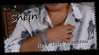 Shein  Robe Gilet Manteau [upl. by Barby]