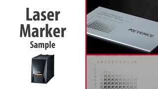 Laser Sample Marking Function  KEYENCE MD Series [upl. by Miko385]