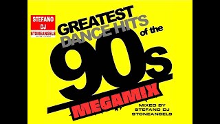 DANCE 90 GREATEST HITS MEGAMIX  FREE DOWNLOAD MIXED BY STEFANO DJ STONEANGELS dance90 90s [upl. by Aicilyhp194]