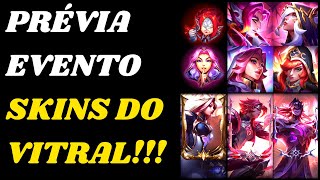 Prévia do Evento Pacto Quebrado  Bordas Ícones Emotes Skins Cromas e mais no League of Legends [upl. by Lorilyn]