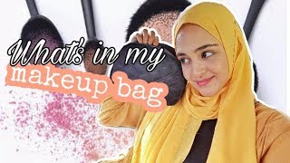 WHATS IN MY MAKEUP BAG🤔 [upl. by Yelahs200]