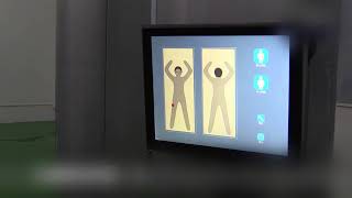 Active Millimeter Wave Body Scanner Terahertz Body Scanner [upl. by Lemak346]