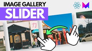 Simple Image Gallery SliderSwiper in React w Framer Motion [upl. by Airelav]