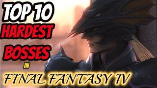 Final Fantasy IV  Top 10 Hardest bosses [upl. by Schulze]