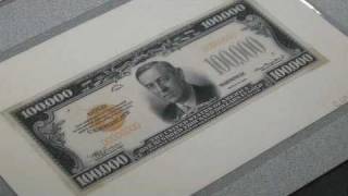 American Artifacts Clip 100000 Currency Note [upl. by Corel]