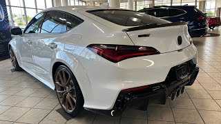 2024 Acura Integra Type S  Platinum White Pearl  Walkaround [upl. by Akirat680]